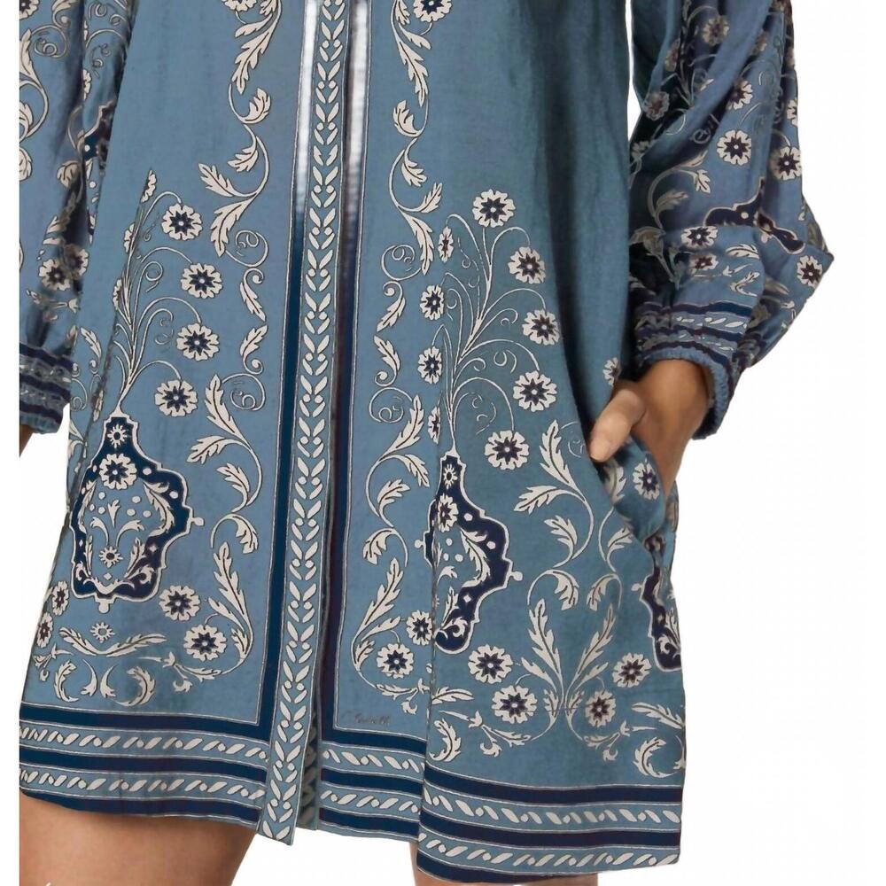 NEW CLEOBELLA anouk mini dress in cardamon blue - Picture 5 of 5